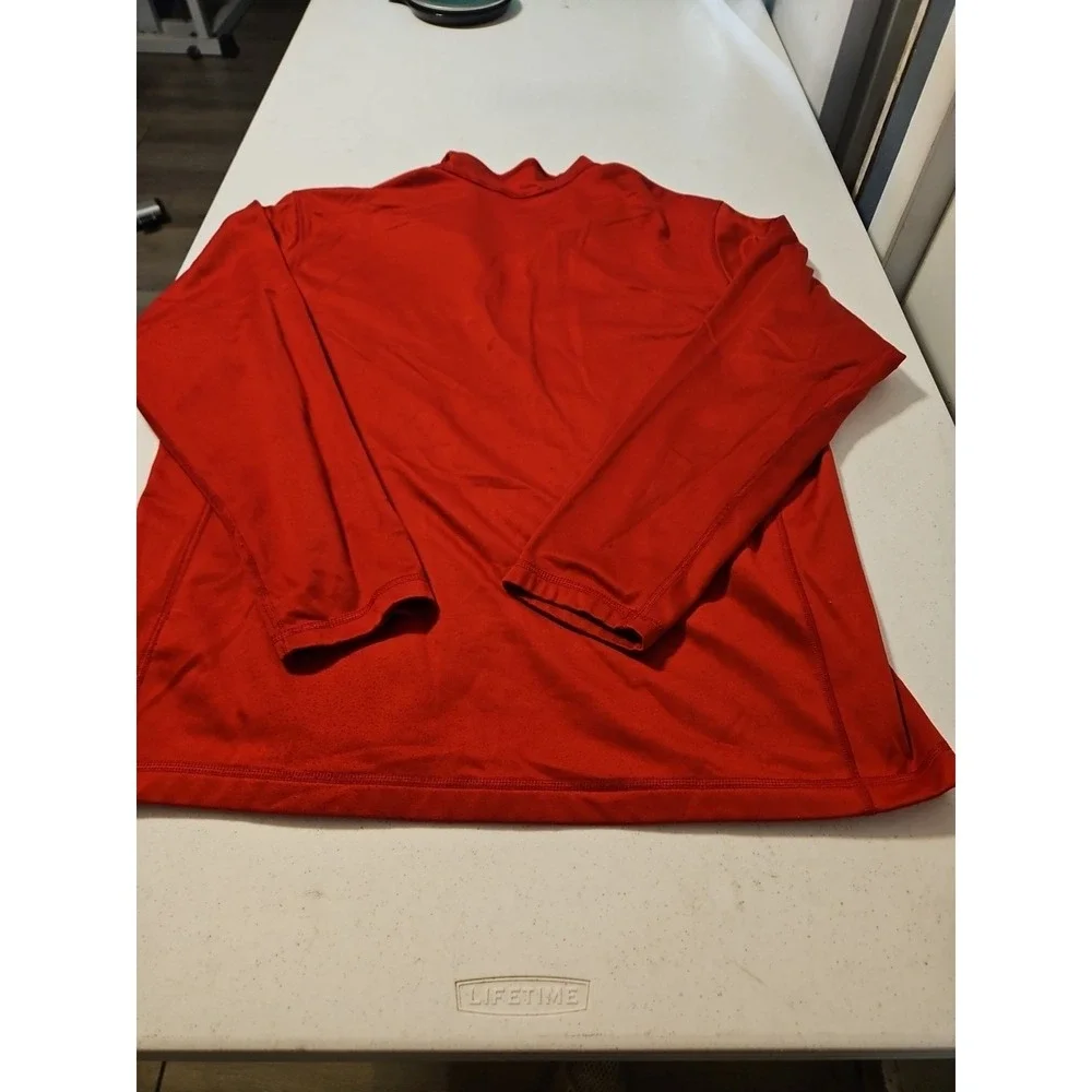 The North Face Sweater Mens XLarge 1/4 Zip Fleece Long Sleeve 100%poly (A1026)‎